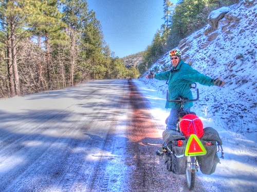 Valentine's Day Snow,Pinos Altos, NM, GDMBR.